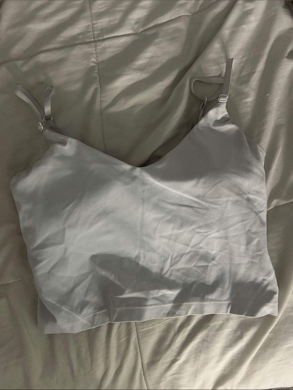 lululemon athletica White Adjustable-Strap Camisole Tank